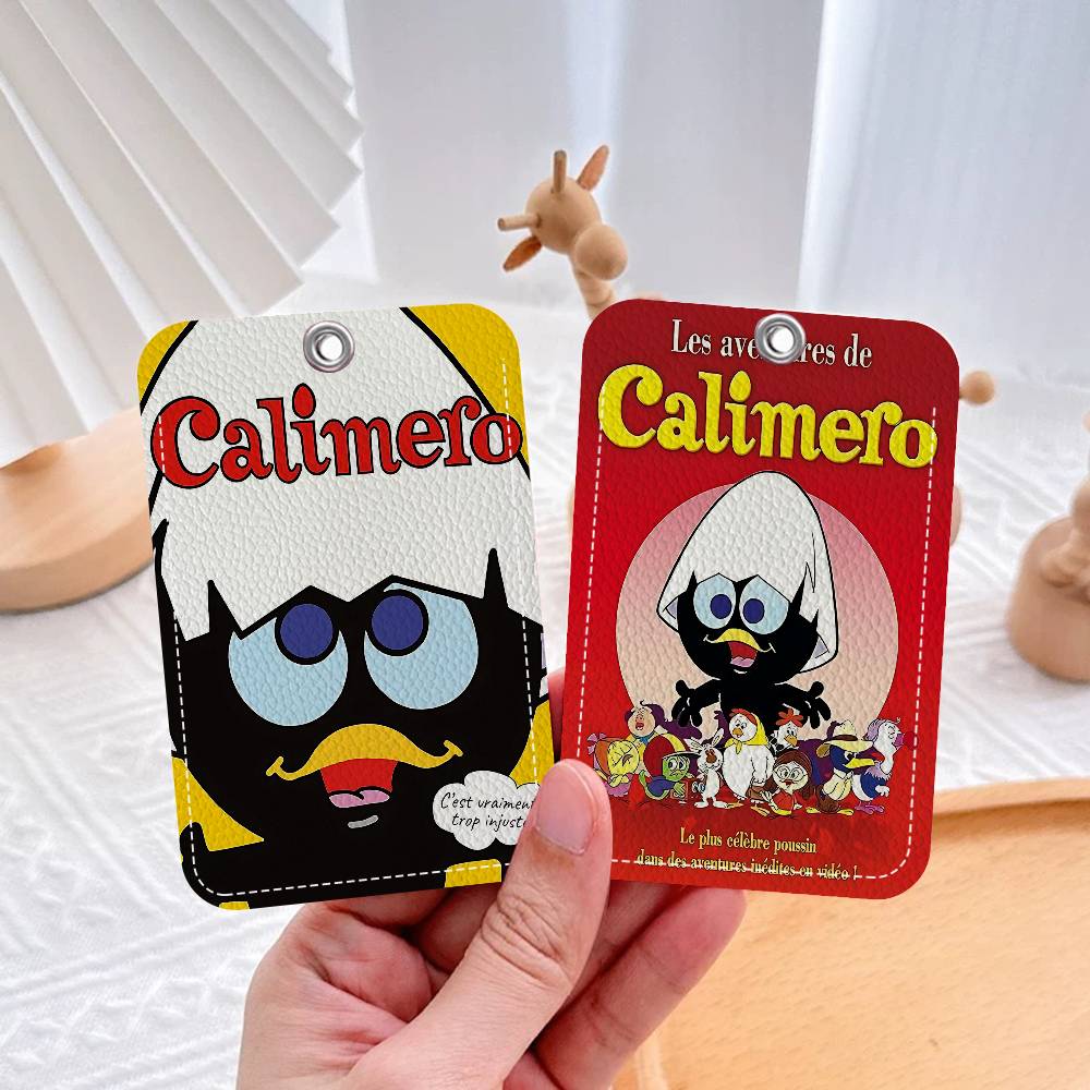Card Index Box - Cartoon C-Calimero 1Pc PU lederen kaarthouder