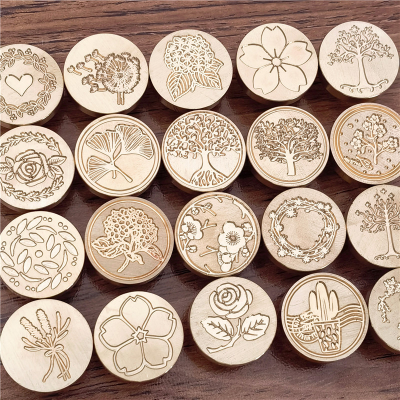 Wax Seal Stamp Set - Lakzegel Zegel Stempel Hoofd Bloem Stempels