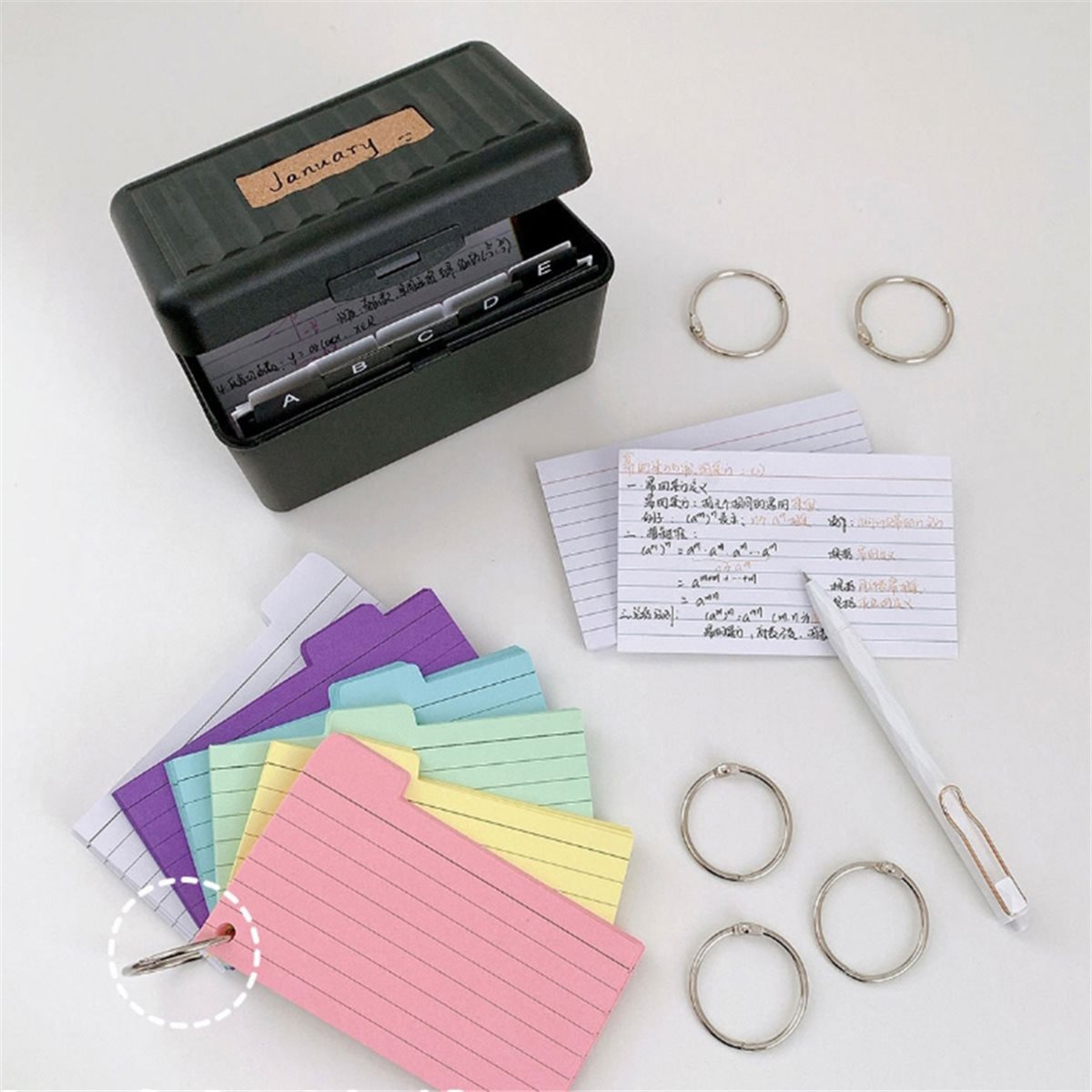 Card Index Box - 828 Mega Sale 3x 5 Indexkaarthouderdoos