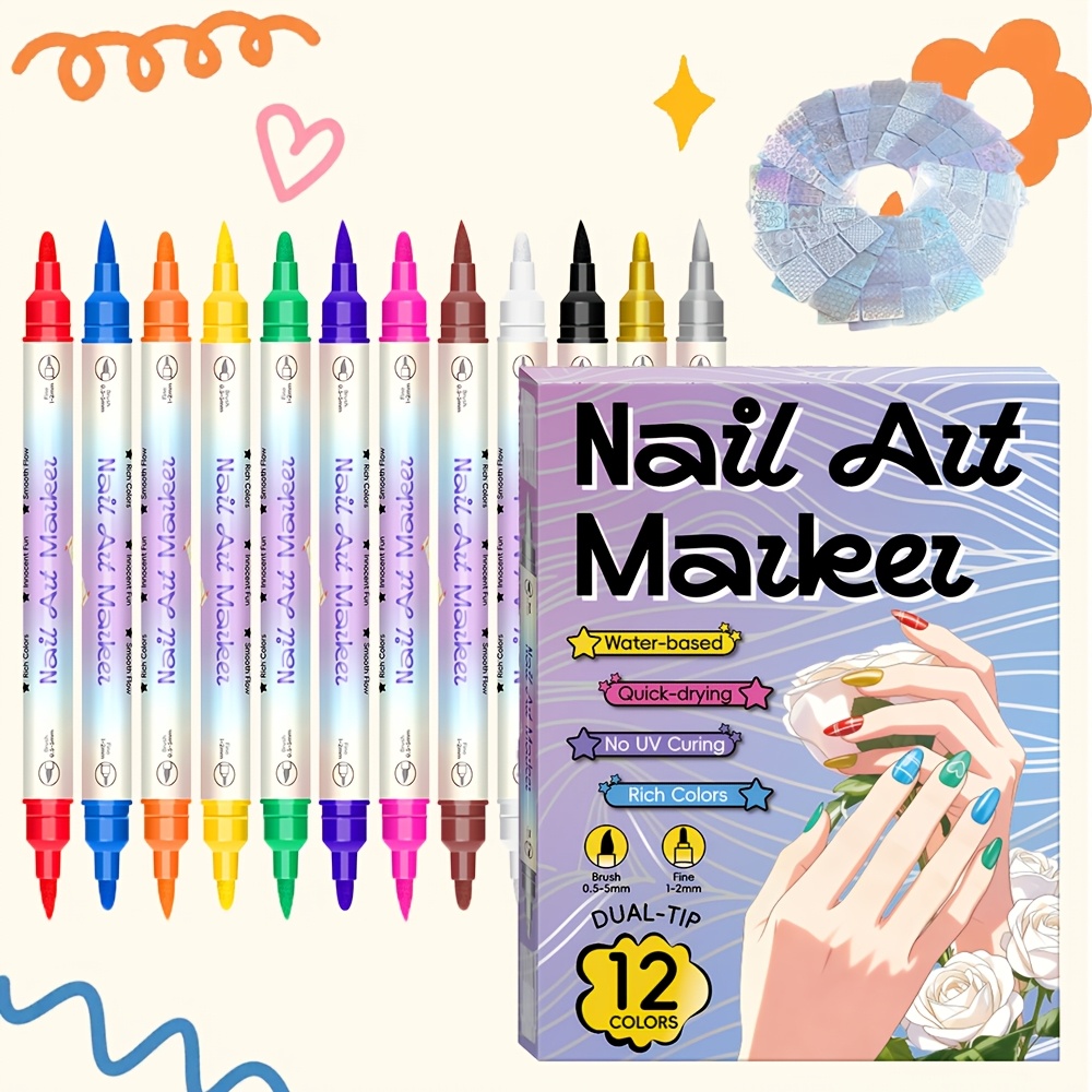 Copic Marker Sketch - 12 Kleuren Nagelkunst Pen Set 24