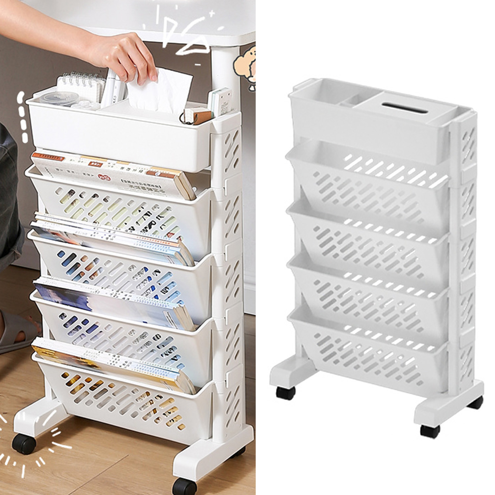 Beweegbare Boekenplank Met Gro - Magazine Holder Rack recensie en prijs
