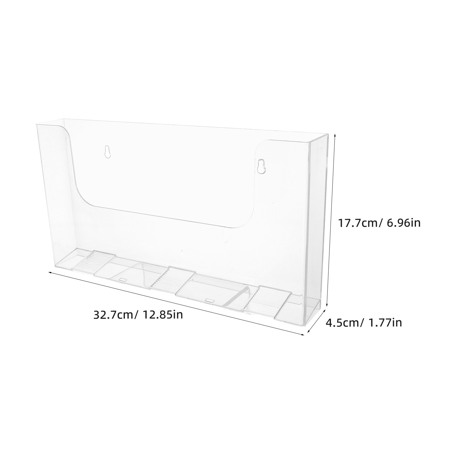 2 stuks wandgemonteerde docume - Magazine Holder Rack recensie en prijs