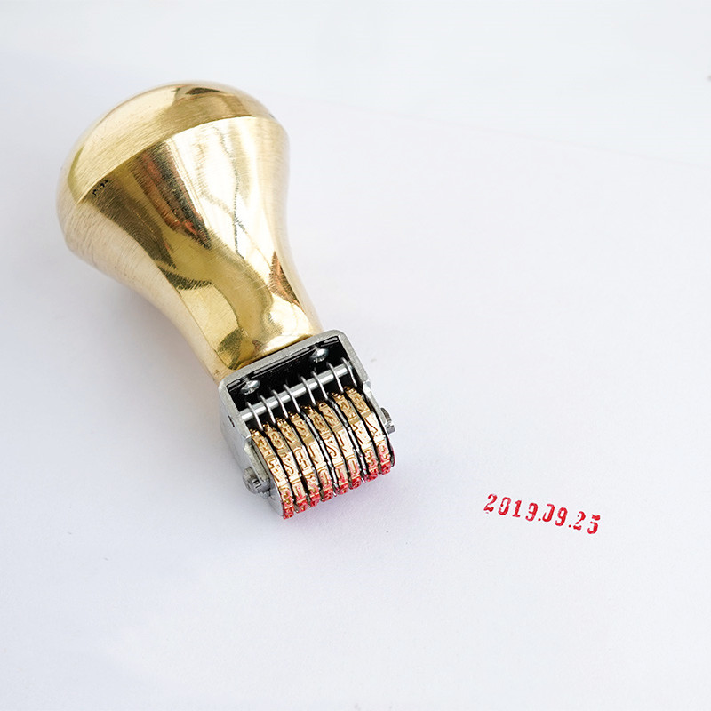 Retro Roller Datum Stempel Kop - Rubber Date Stamp recensie en prijs