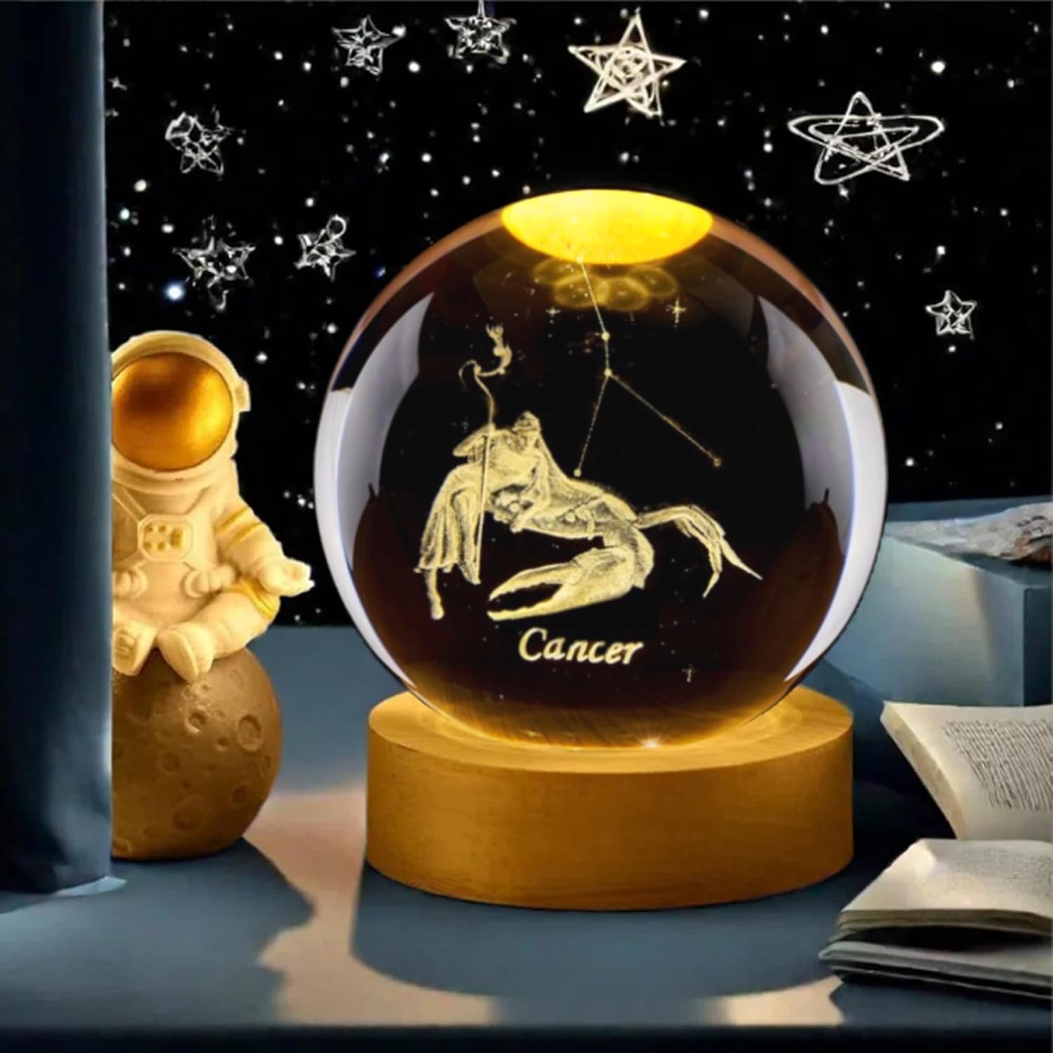 3D Kreeft Sterrenbeeld Kristal - Paper Weight Crystal recensie en prijs