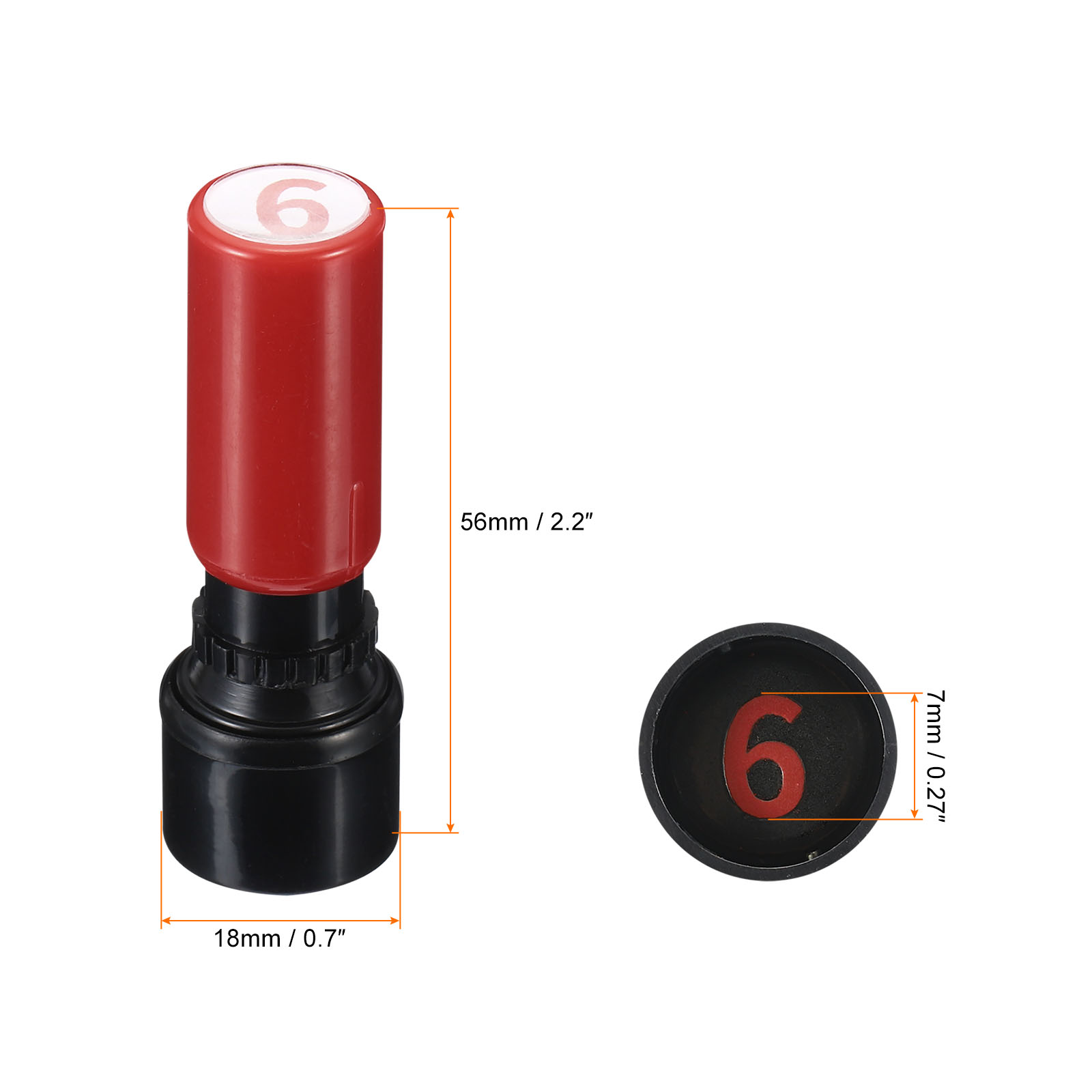 Nummerstempels Zelfinktende ci - Rubber Date Stamp recensie en prijs